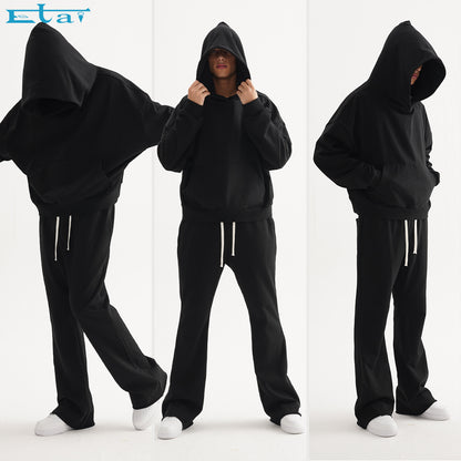 Men's Loose Fit Cotton Hooded Sweatshirt