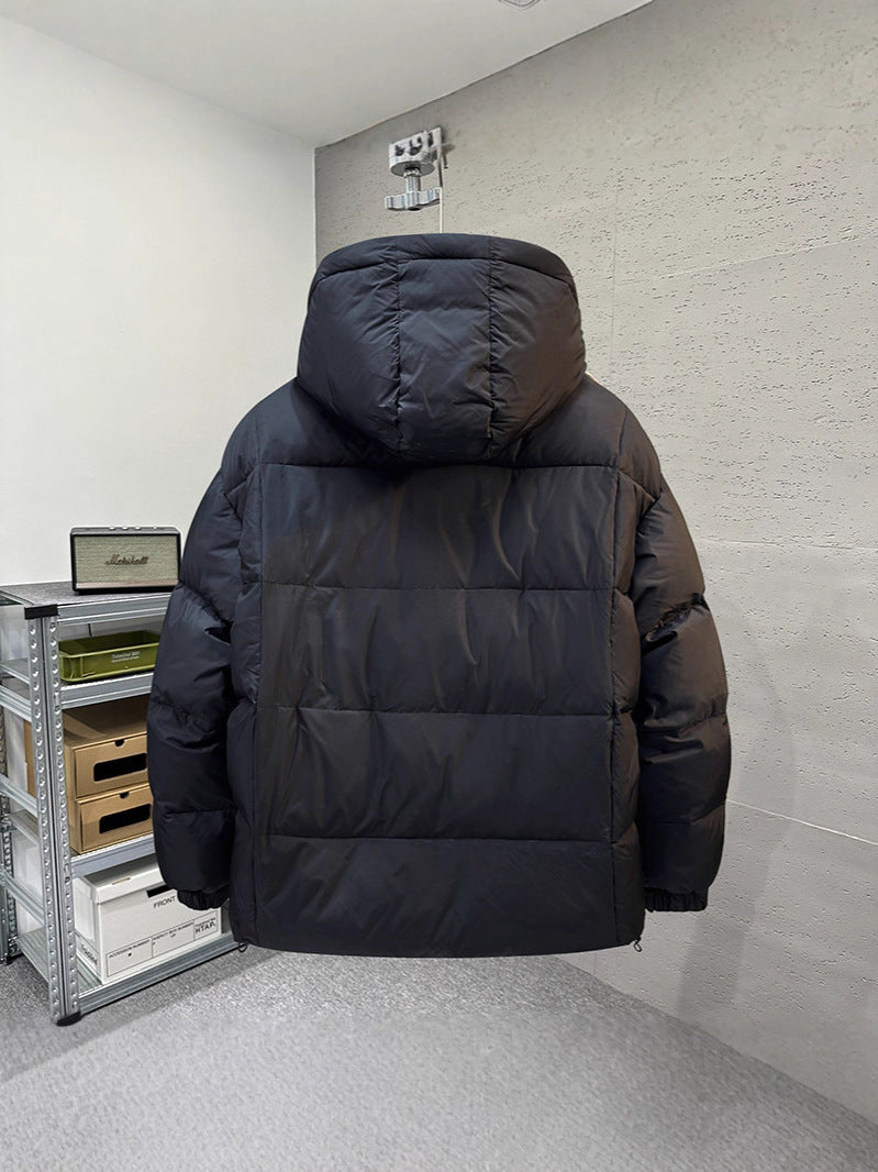 Men's Loose Fit Hooded Down Jacket