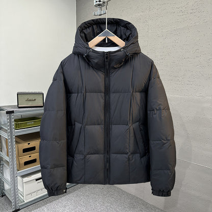 Men's Loose Fit Hooded Down Jacket