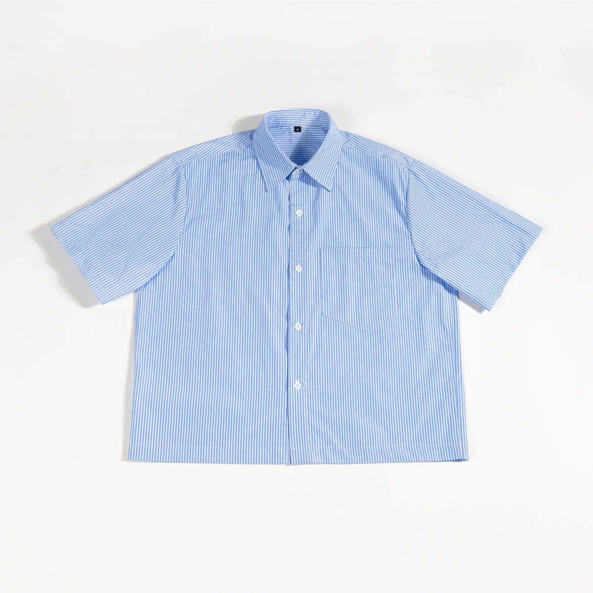 Men's Loose Fit Striped Short Sleeve Shirt