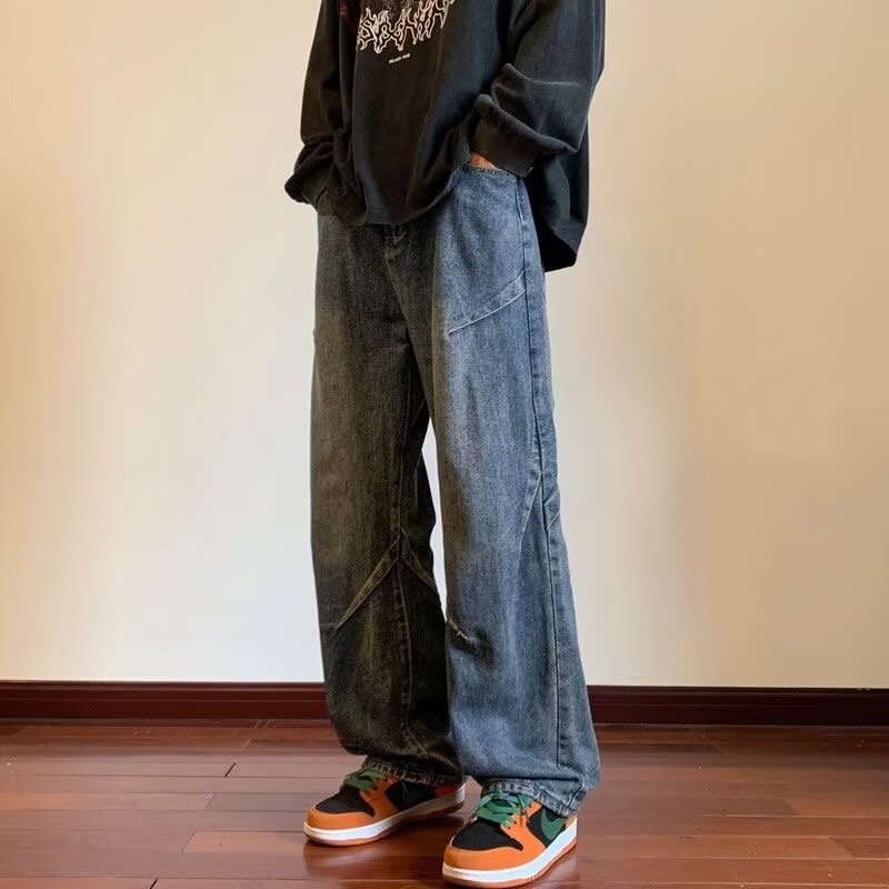 Men's Loose Straight Jeans
