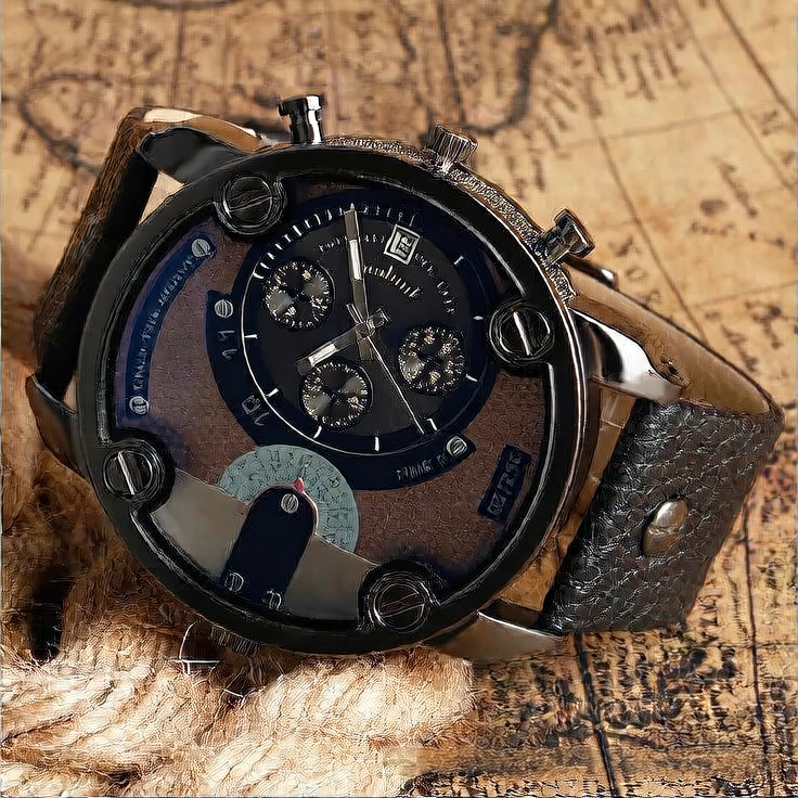Men's mechanical style watch