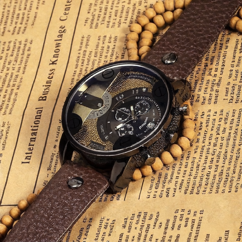 Men's mechanical style watch