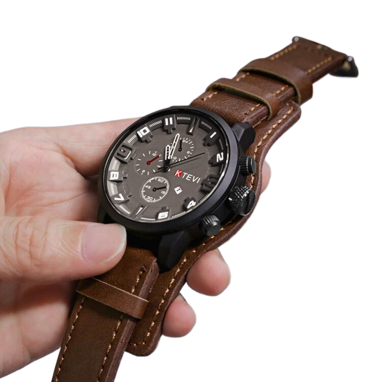 Men's mechanical style watch