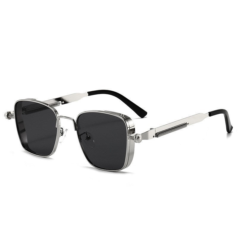 Men's Metal Frame UV400 Square Sunglasses