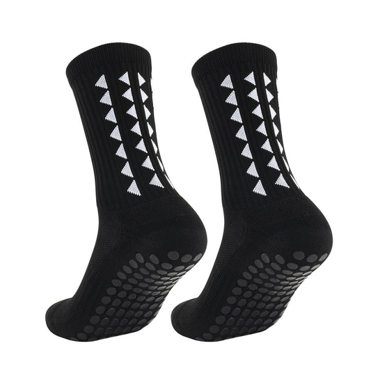 Men's Mid-Calf Sports Socks with Silicone Grip