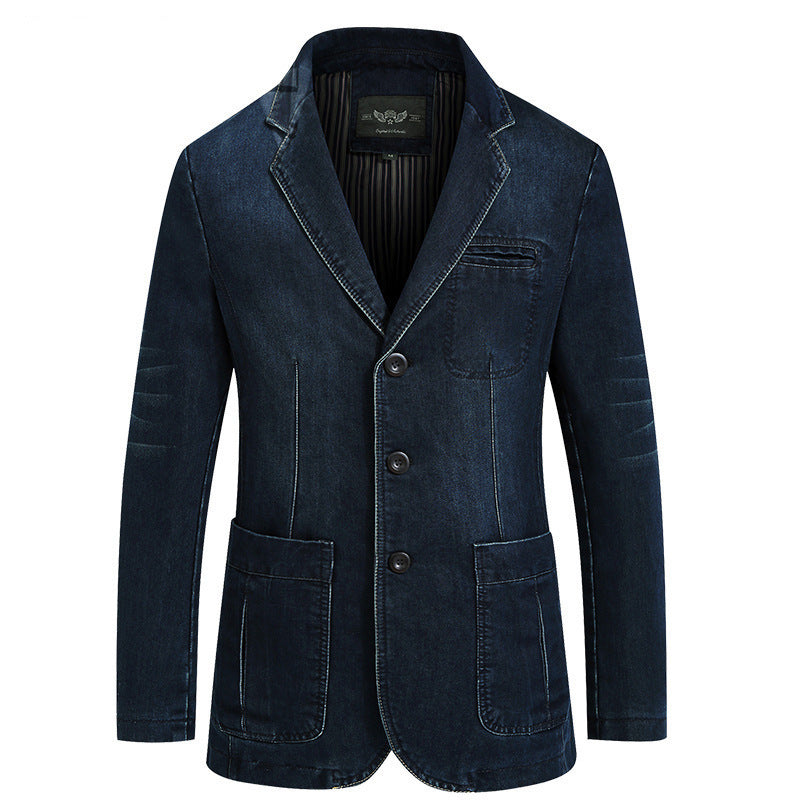 Men's Mid-Length Casual Cotton Jacket