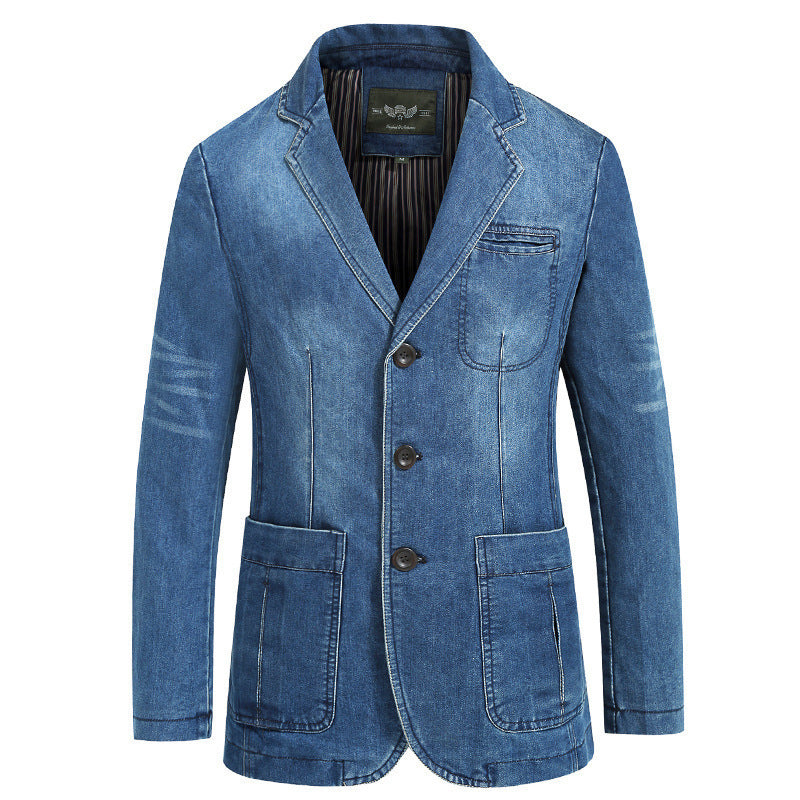Men's Mid-Length Casual Cotton Jacket