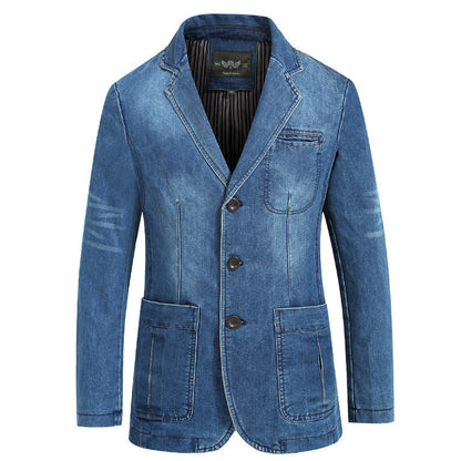 Men's Mid-Length Casual Cotton Jacket
