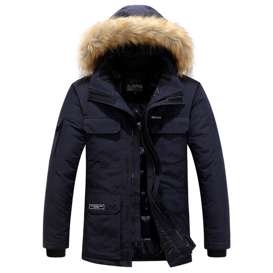 Men's Mid-Length Cotton-Padded Coat