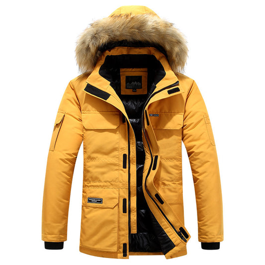 Men's Mid-Length Cotton-Padded Coat