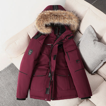 Men's Mid-Length Down Jacket