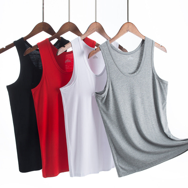 Men's Modal Sleeveless Vest for Summer Fitness