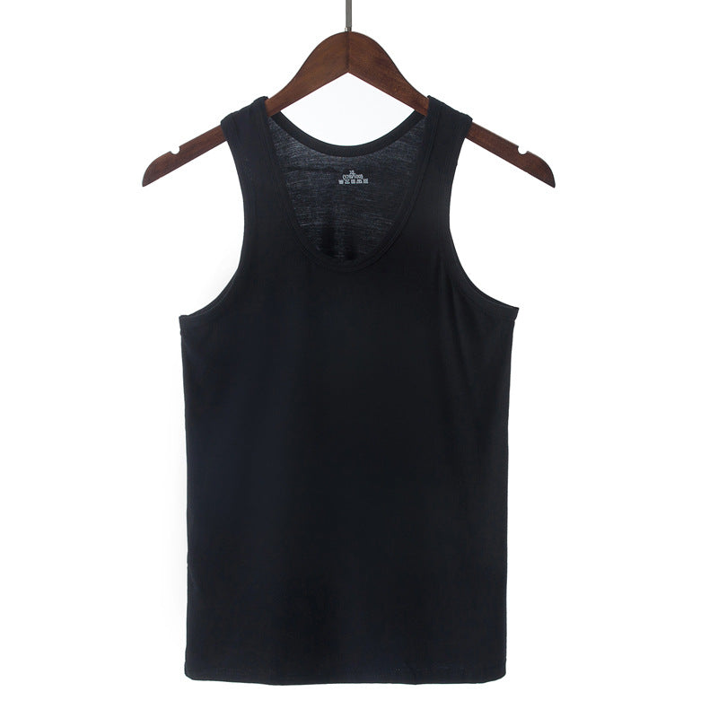 Men's Modal Sleeveless Vest for Summer Fitness
