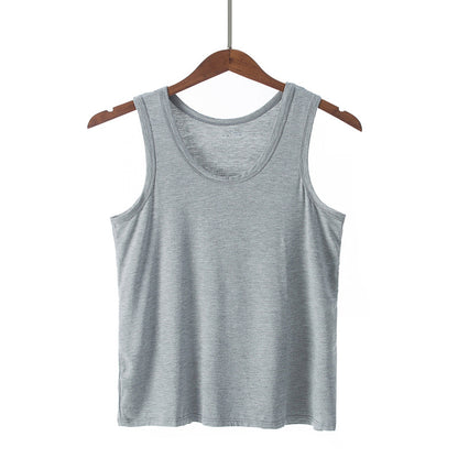 Men's Modal Sleeveless Vest for Summer Fitness