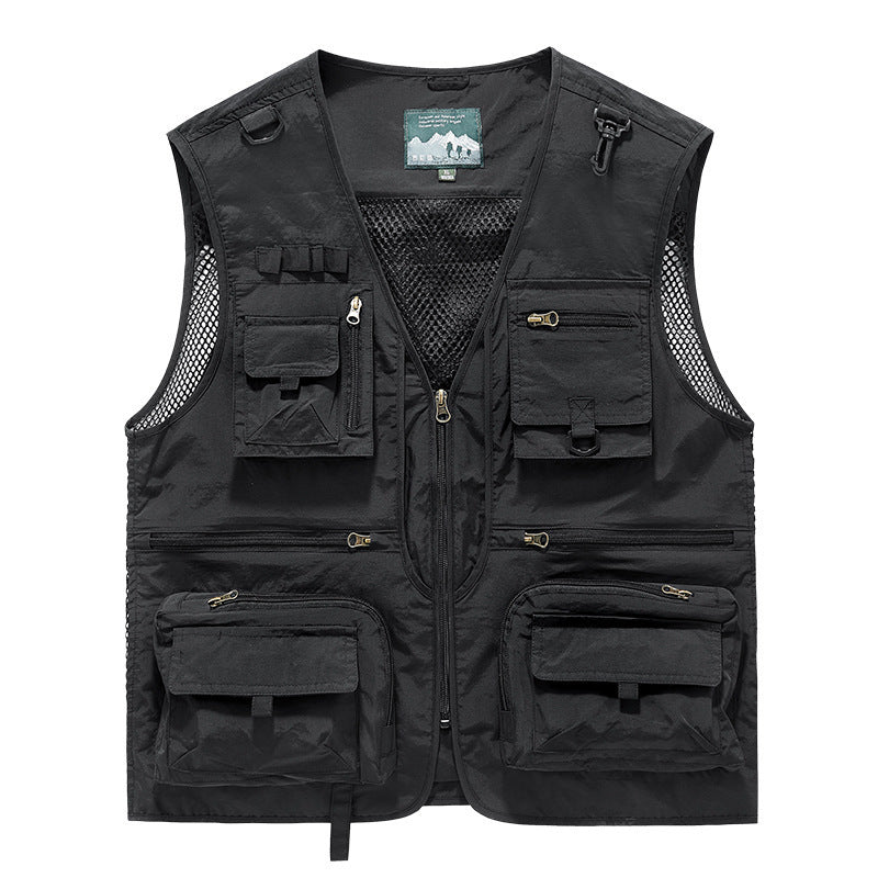 Men's multi-bag photography waistcoat