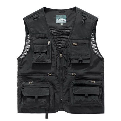 Men's multi-bag photography waistcoat
