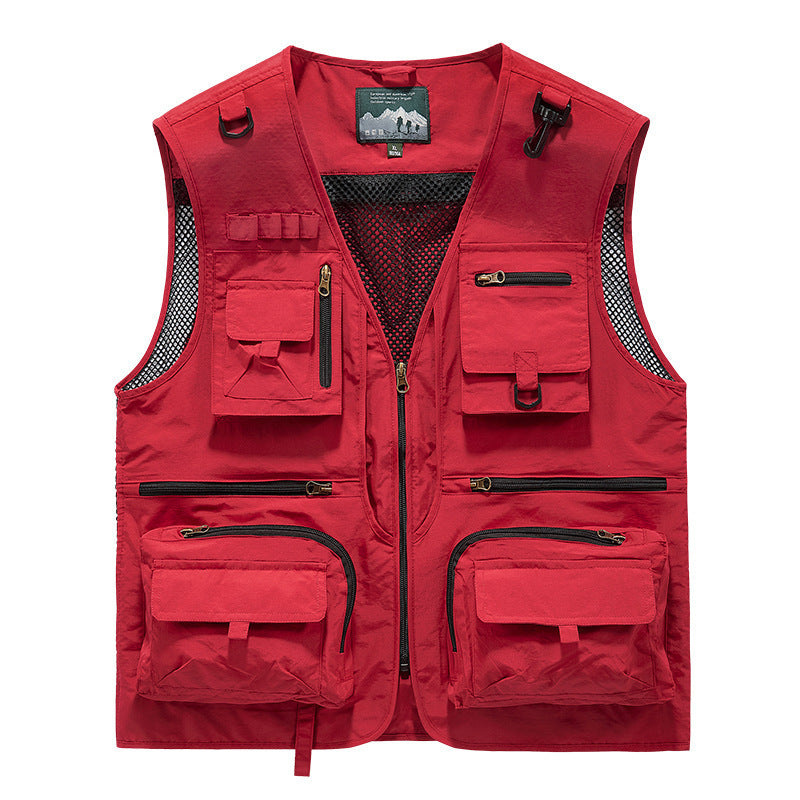 Men's multi-bag photography waistcoat