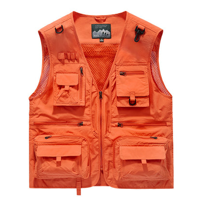 Men's multi-bag photography waistcoat