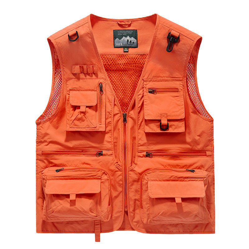 Men's multi-bag photography waistcoat