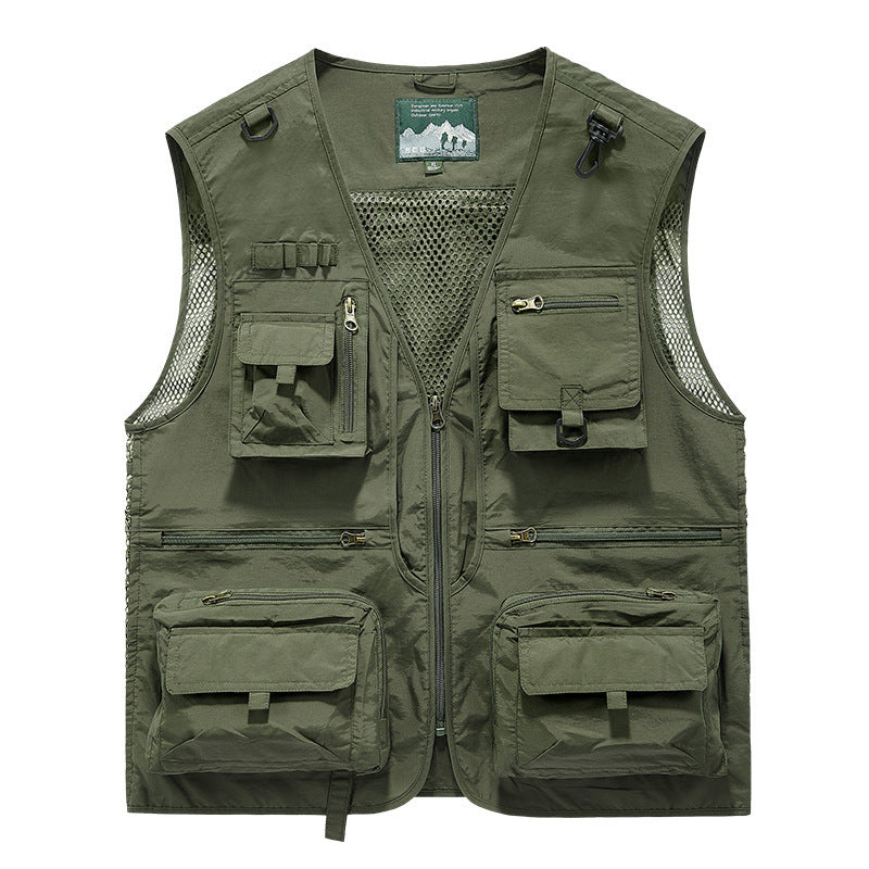 Men's multi-bag photography waistcoat