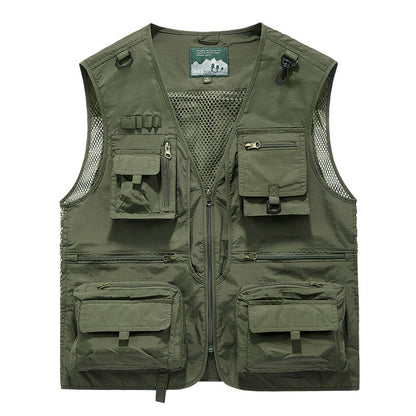 Men's multi-bag photography waistcoat