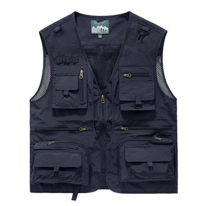 Men's multi-bag photography waistcoat