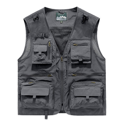 Men's multi-bag photography waistcoat