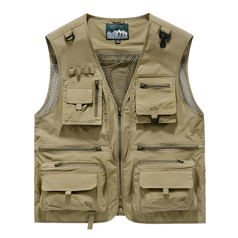 Men's multi-bag photography waistcoat