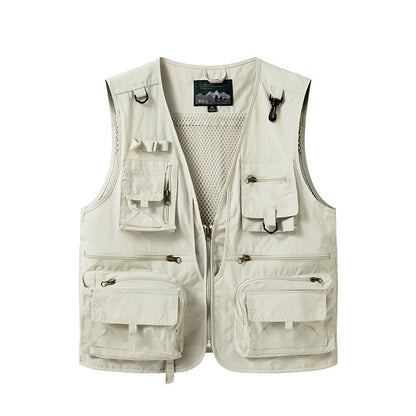 Men's multi-bag photography waistcoat