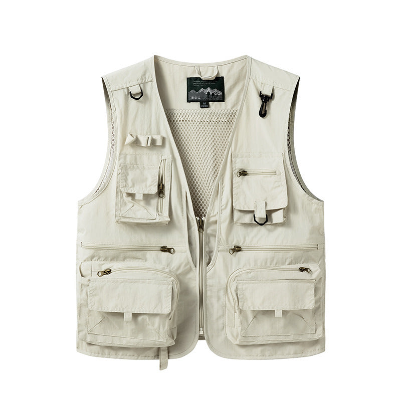 Men's multi-bag photography waistcoat