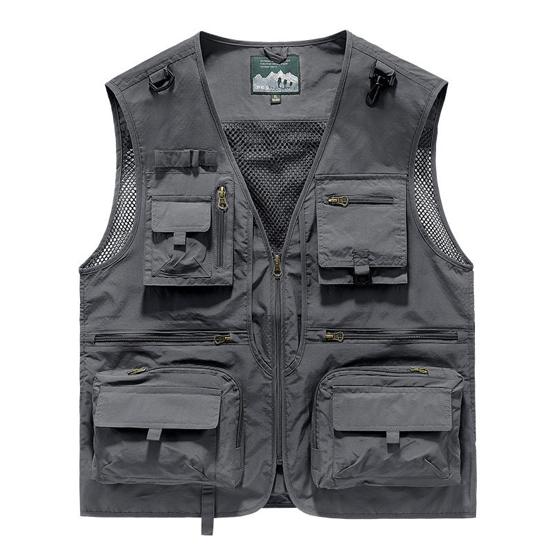 Men's multi-bag photography waistcoat