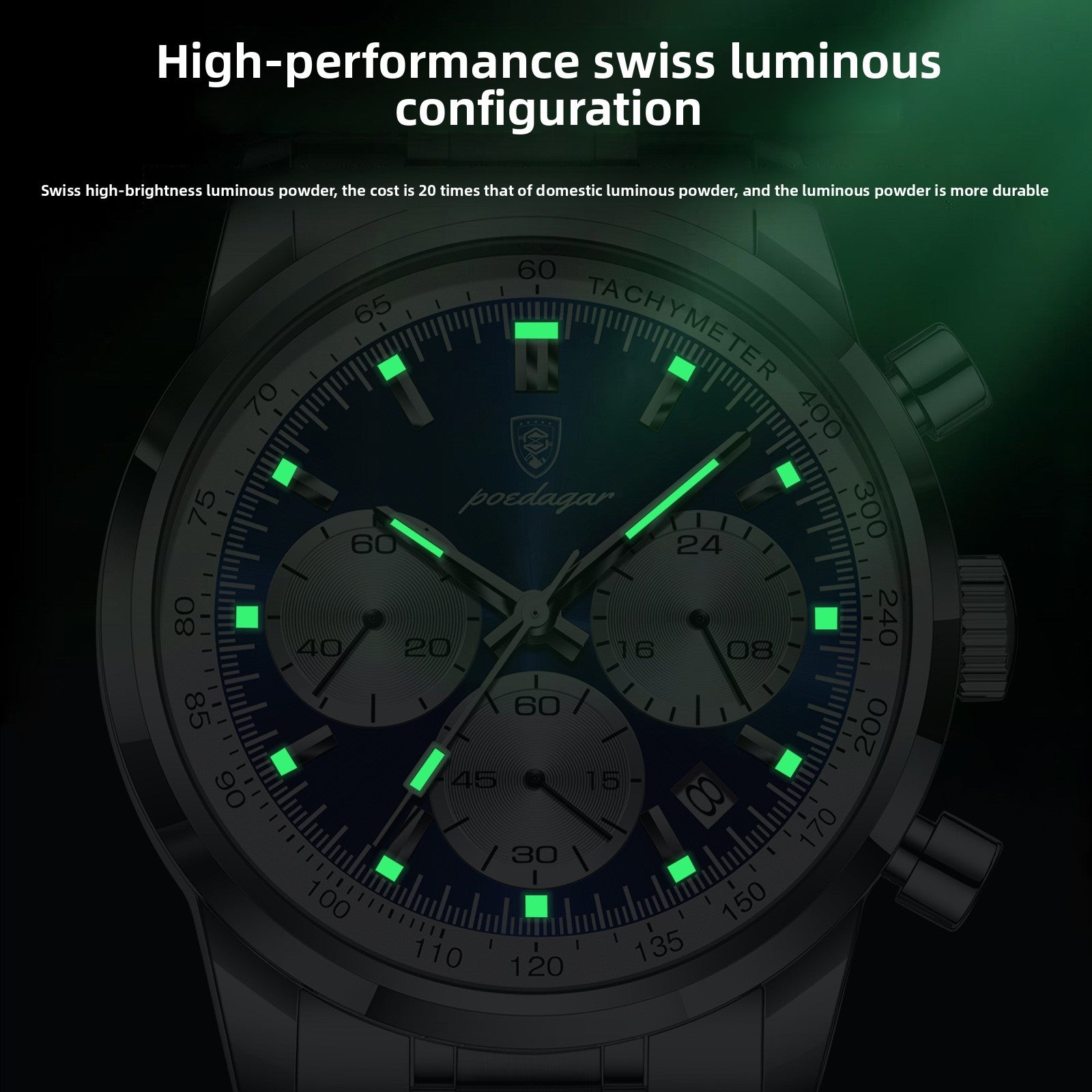 Men's Multi-function Luminous Quartz Watch
