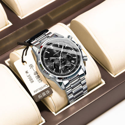 Men's Multi-function Luminous Quartz Watch