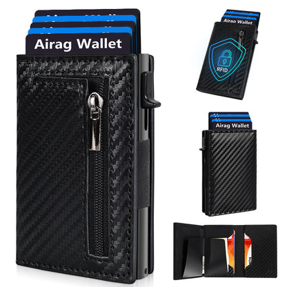 Men's multi-pocket cardholder wallet