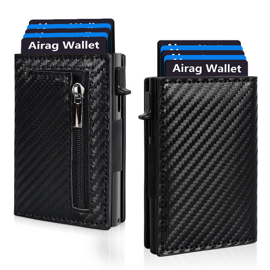Men's multi-pocket cardholder wallet