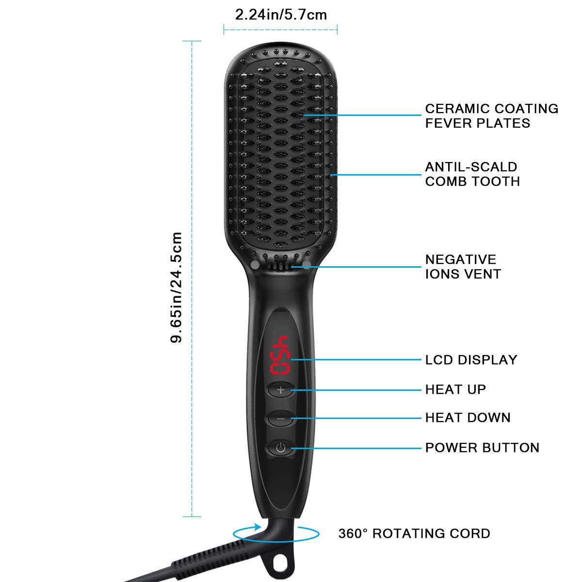 Men's Multifunctional Beard and Hair Styling Comb