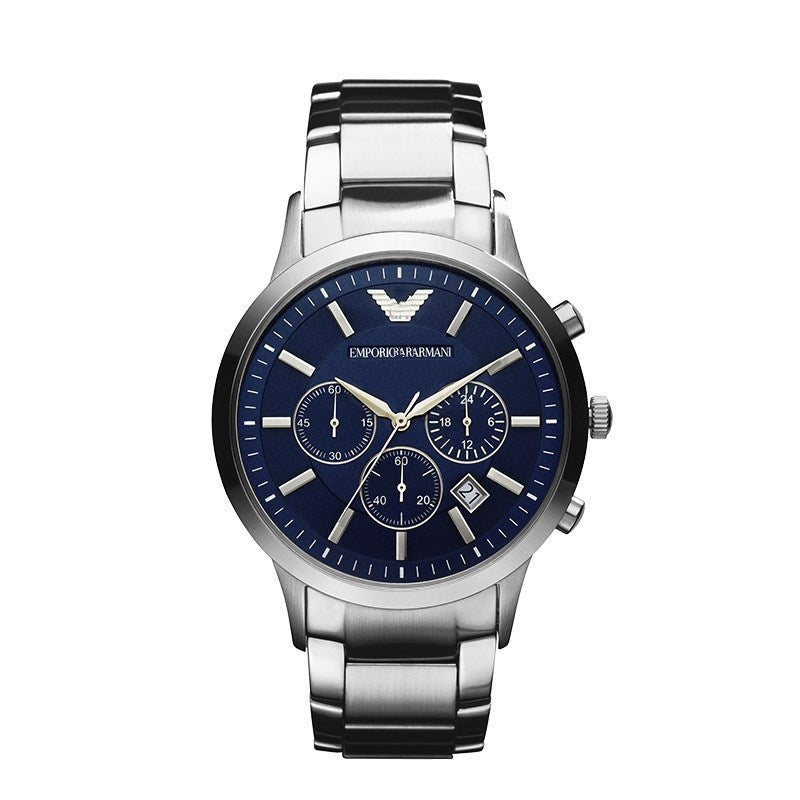 Men's Multifunctional Quartz Watch with Stainless Steel Band