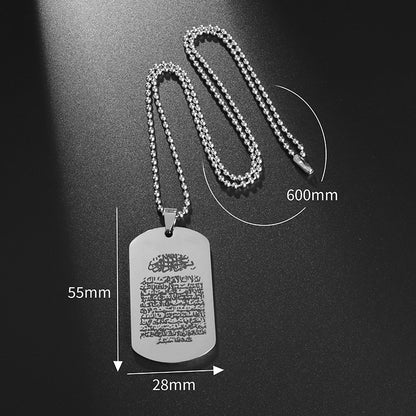 Men's necklace pendant