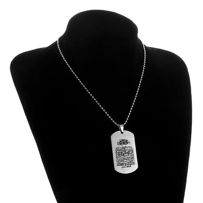 Men's necklace pendant