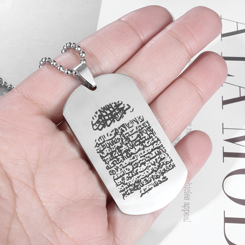 Men's necklace pendant