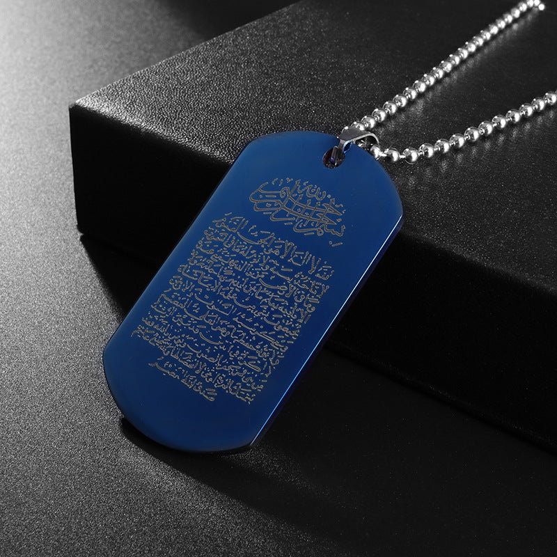 Men's necklace pendant
