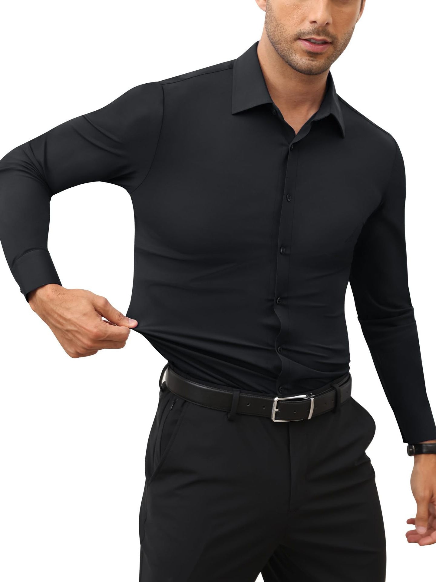 Men's Non-Iron Stretch Business Shirt