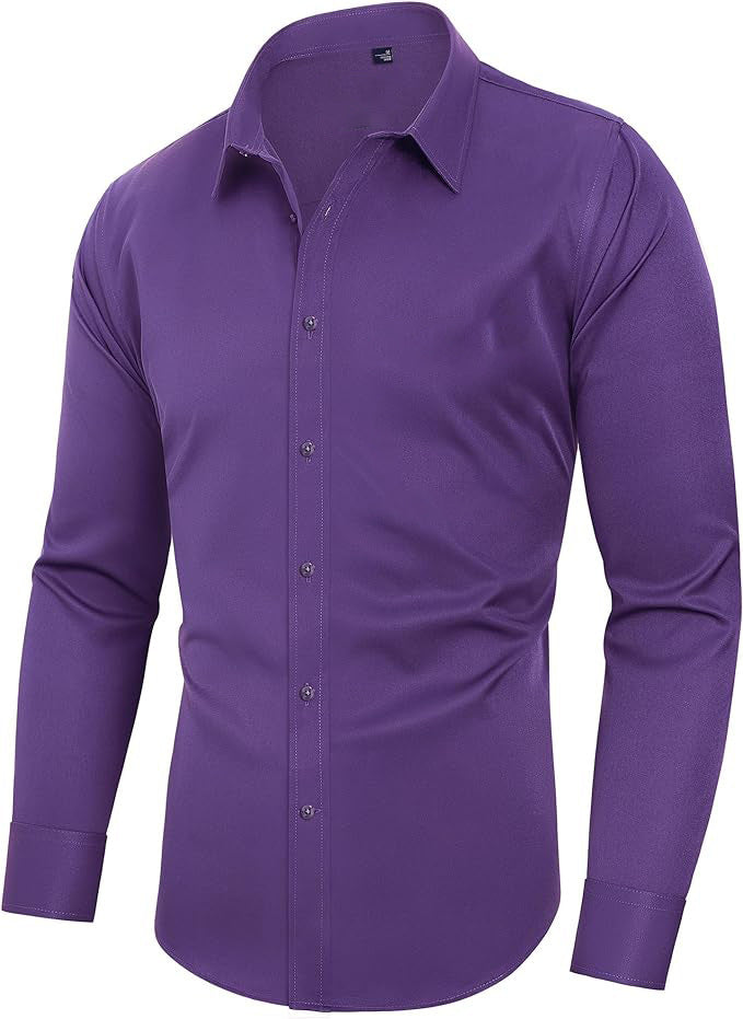 Men's Non-Iron Stretch Business Shirt