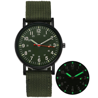Men's Nylon Strap Casual Quartz Watch