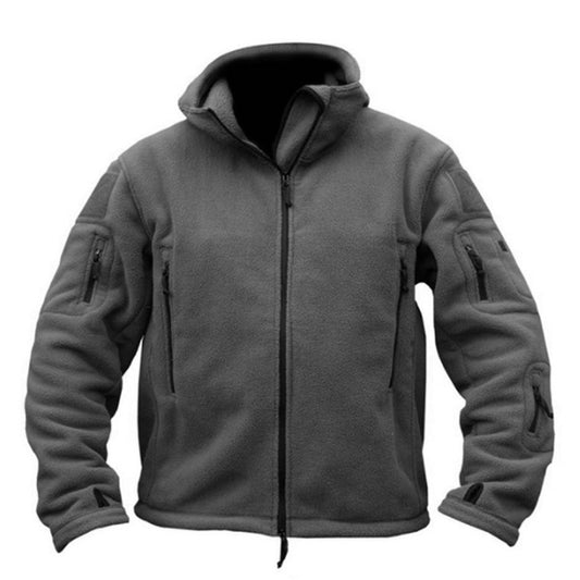 Men's Outdoor Fleece Hooded Jacket