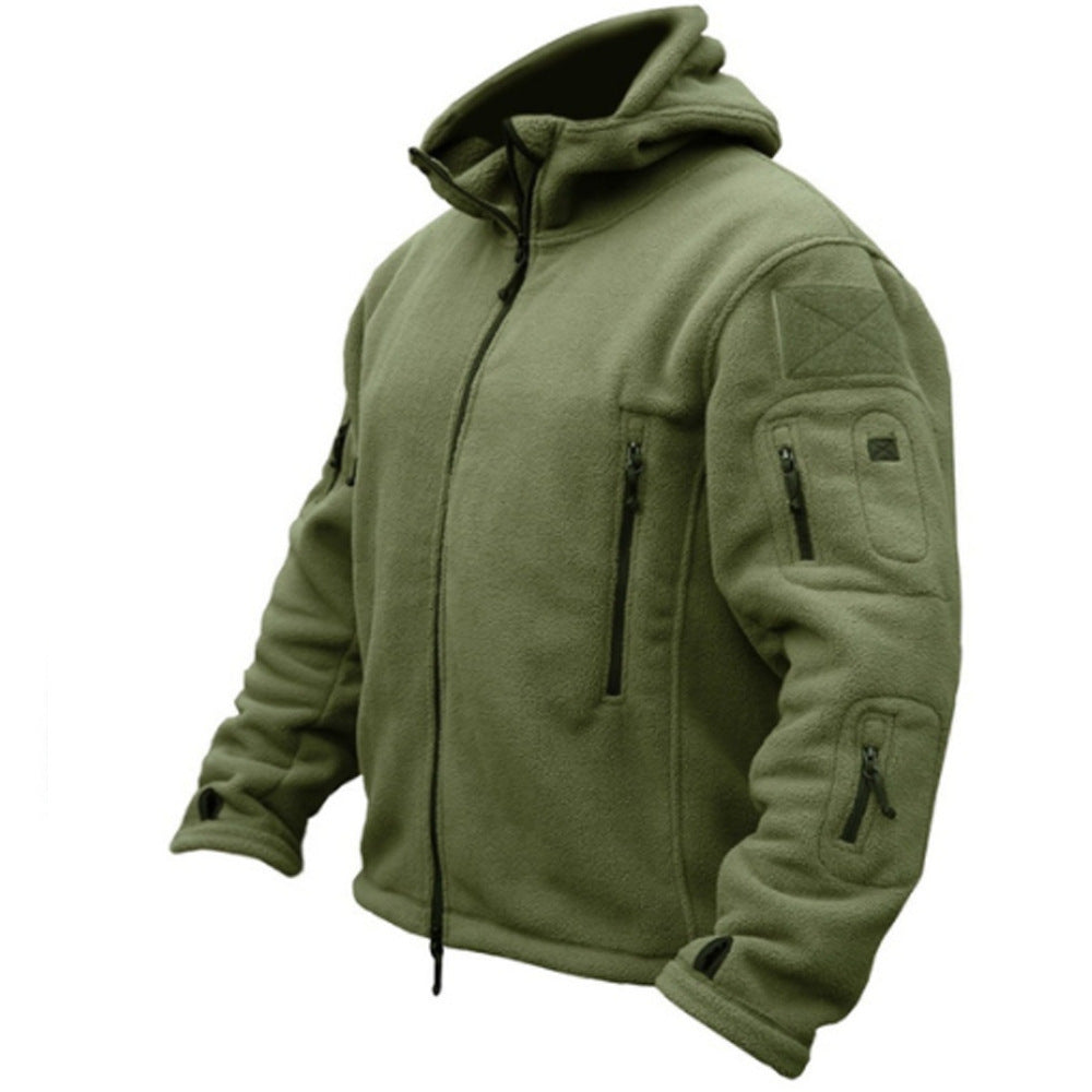 Men's Outdoor Fleece Hooded Jacket