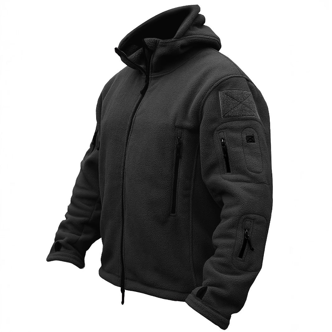 Men's Outdoor Fleece Hooded Jacket