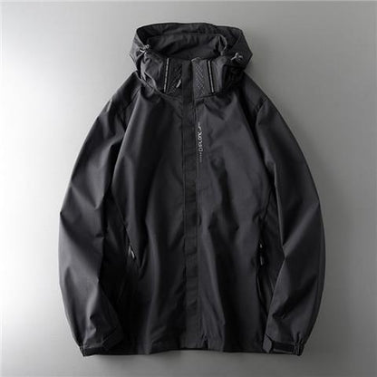 Men's Outdoor Windproof Waterproof Hooded Jacket