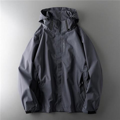 Men's Outdoor Windproof Waterproof Hooded Jacket